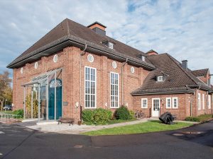 Das Alte Pumpwerk in Bremen Findorff in der Außenansicht.