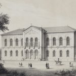 Historische Außenansicht der Kunsthalle um 1850