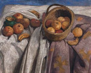 Paula Modersohn-Becker, Stillleben mit Äpfeln und Bananen, 1905, Kunsthalle Bremen – Der Kunstverein in Bremen